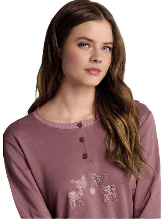 Infiore Winter Women's Pyjamas Set Light Purple