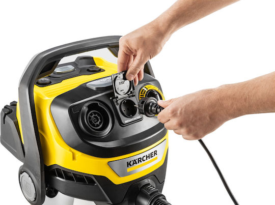 Karcher WD 5 P S V-25 5 22 Wet-Dry Vacuum 1100W With Stainless Steel Drum 25lt Yellow