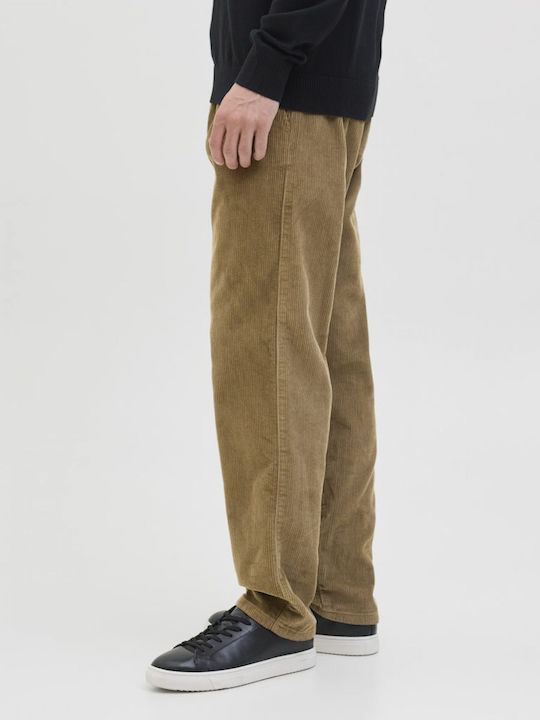 Pantaloni bărbați Chino Relaxed Fit Tabac