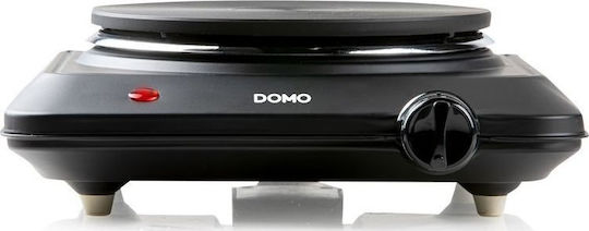 Domo Kochplatte Emaille Einzeln Schwarz