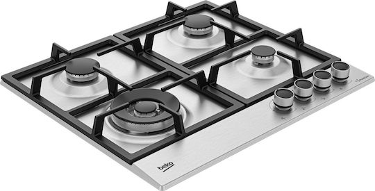 Beko Autonomous Gas Cooktop Inox 58x51cm