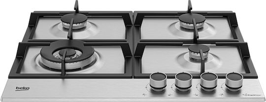 Beko Autonomous Gas Cooktop Inox 58x51cm