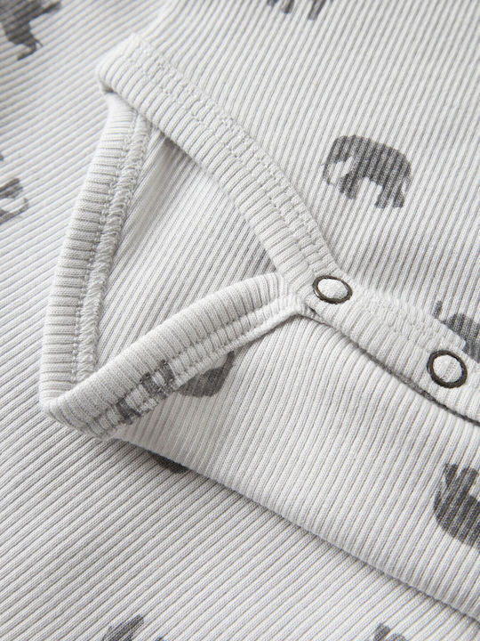 Lil' Atelier Grey Bodysuit
