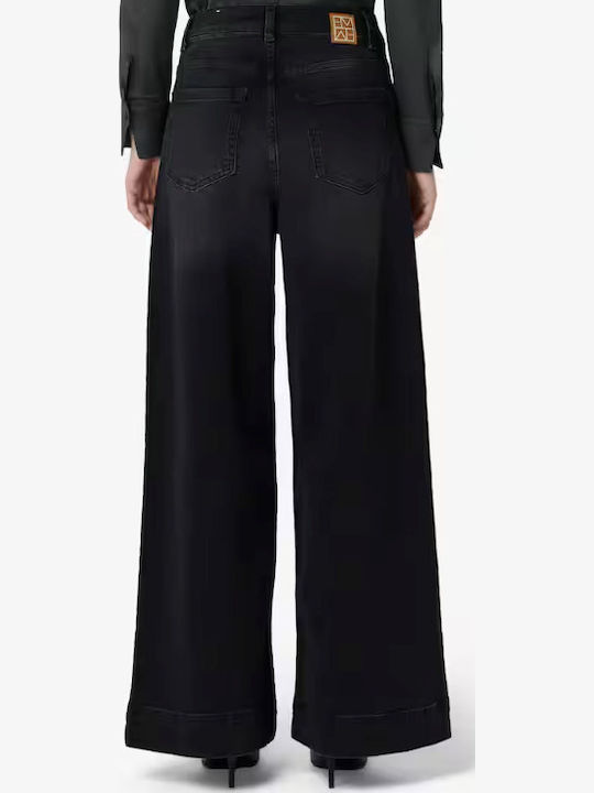 High Rise Women's Jean Pants Black