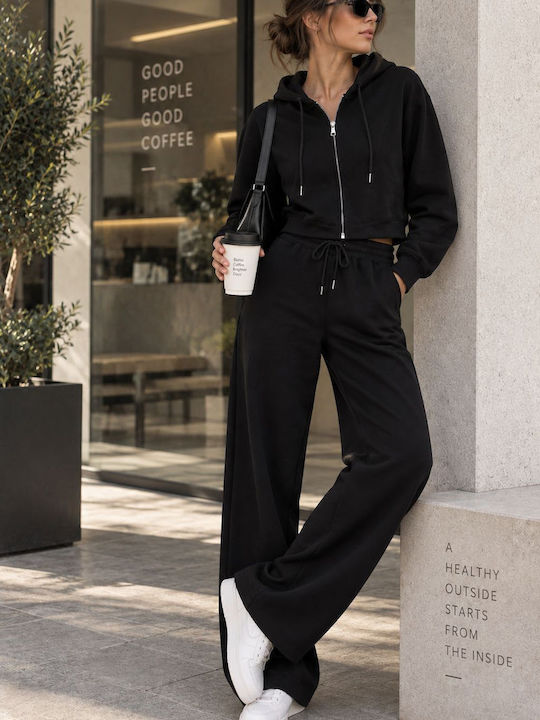 Black Tracksuit Set