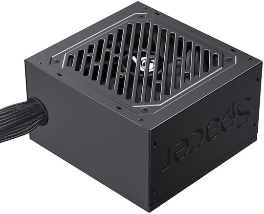 Spacer 600W Schwarzes Netzkabel Voll Verkabelt 80 Plus Bronze (SPPS-BZCO-600)