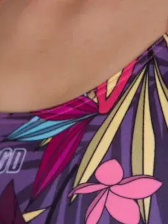 Top Bikini Floral Tropical