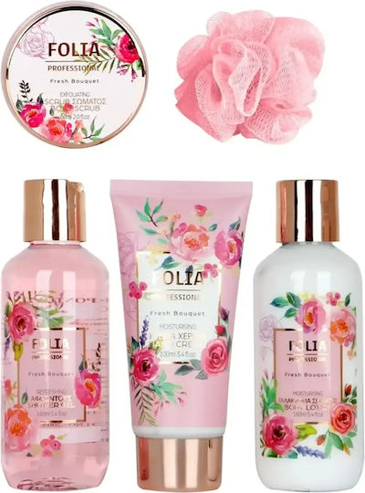 Folia Professional Metal Cage Fresh Bouquet Skin Care Set