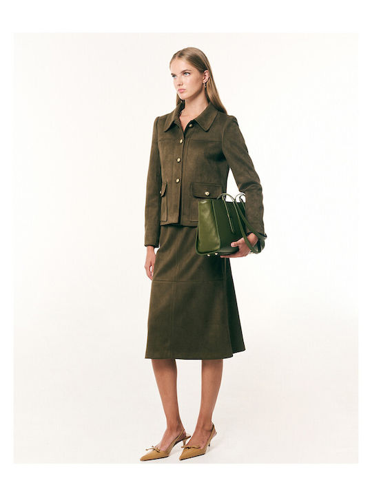 Damenröcke Olive