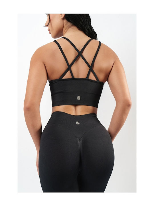 Push Up Colan Athletic Fără Cusături Negru Push Up Colan Athletic Fără Cusături Negru