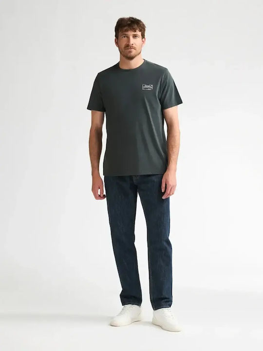 Men's Jeans Pants Tapered Navy Blue
