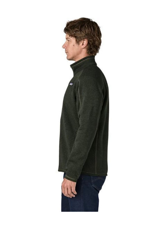Jachetă fleece pentru bărbați verde