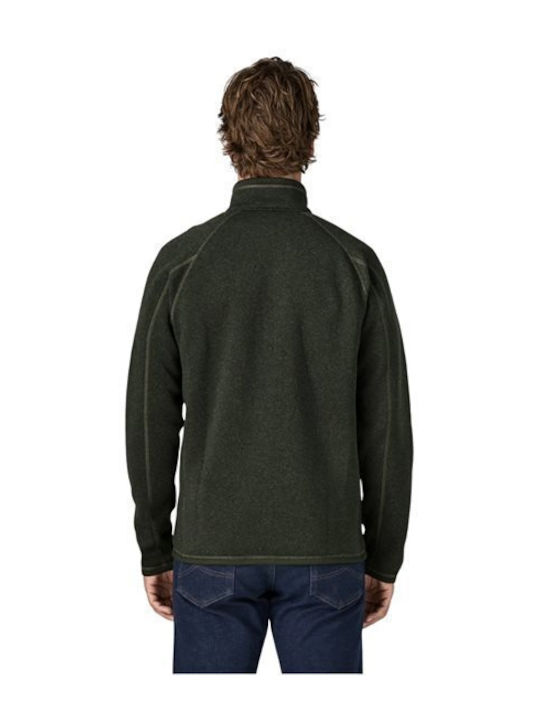 Jachetă fleece pentru bărbați verde