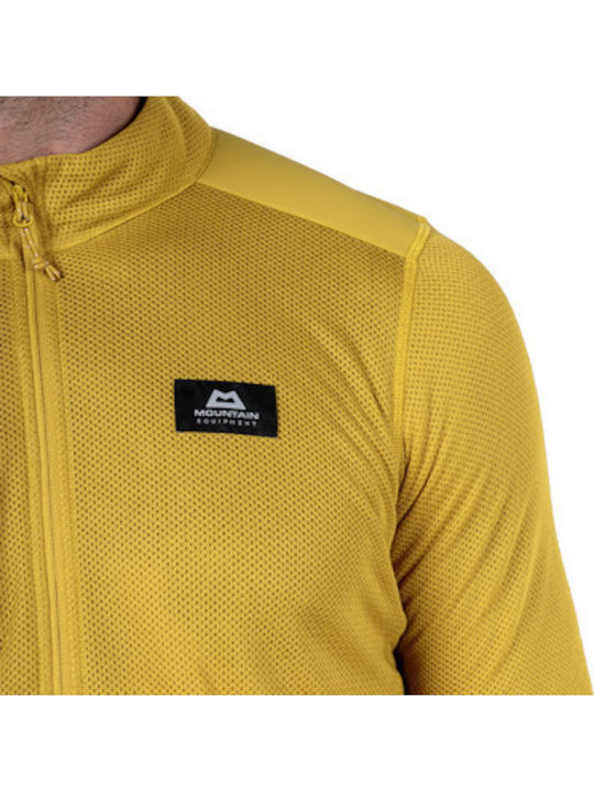 Herren Fleecejacke Senf