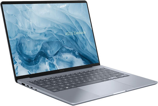 Asus Zenbook 14 UX3480KA-OLED-U1053W 14" OLED FHD+ (Seria Ryzen AI 300-345/16GB/512GB SSD/W11 Home) Albastru Arctic (Tastatură GR)