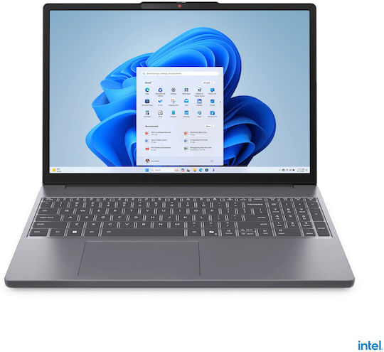 Lenovo IdeaPad Slim 3 15IPH11 15.3" OLED QHD+ (Kern Ultra 5-322/16GB/512GB SSD/W11 Startseite) Luna Grau (GR Tastatursprache)
