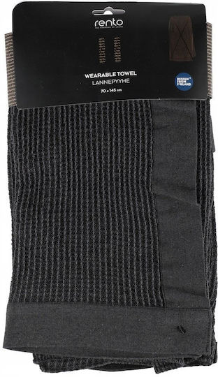 Bath Towel 70x145cm Black