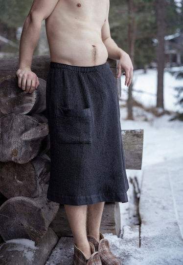 Bath Towel 70x145cm Black