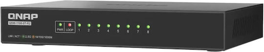 QNap QSW-1108-8T-R2 Comutator L2 cu 8 Porturi Gigabit (1Gbps) Ethernet