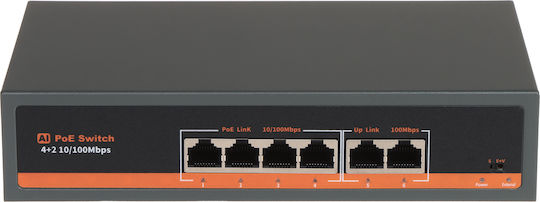 Apti APTI-POE0402-60W-V2 Неуправляем L2 Суич с 4 Ethernet Порта
