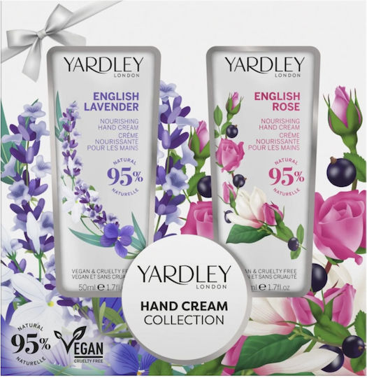 Yardley Set Cremă de mâini English Rose 50 Ml + Cremă de mâini hidratantă English Lavender 50 Ml