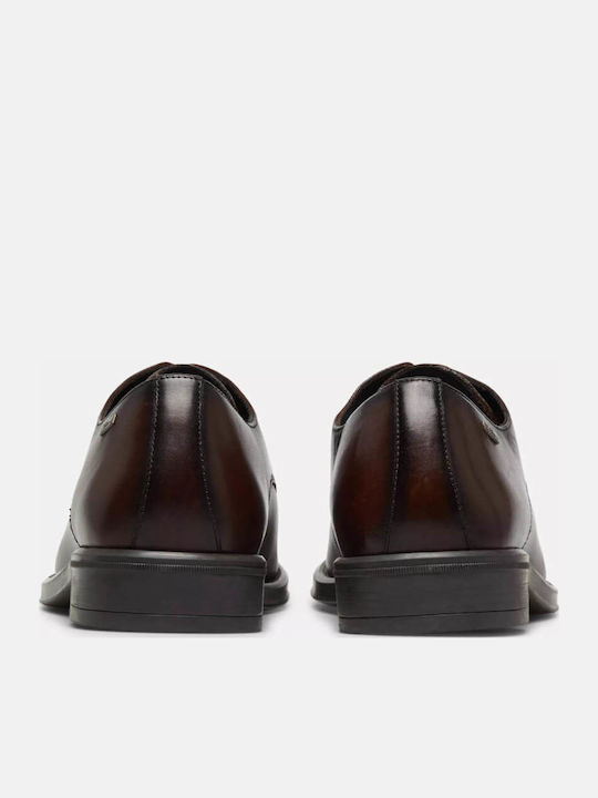 Leather Men's Casual Shoes Brown