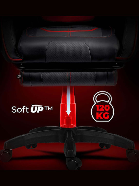 Sofotel Specter Scaun Gaming din Piele Sintetică cu Suport de Picioare
