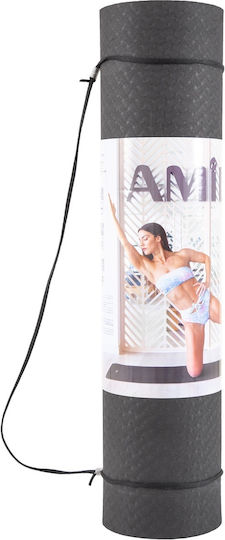 AMILA Trainingsmatte Yoga Graues (173x60cm)