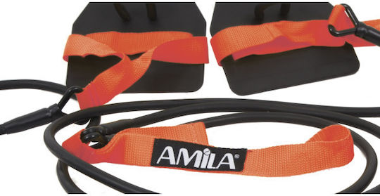 Amila Ластик за тренировка по плуване Heavy Black 47275