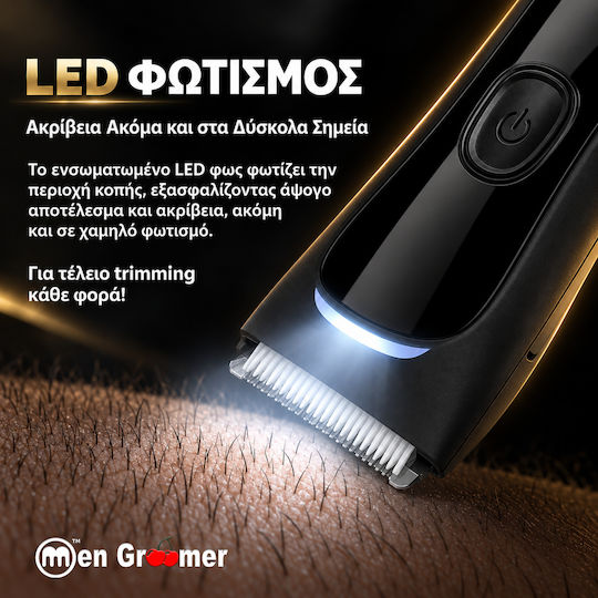 Men Groomer GET-MG-058-DH Vintage Elektrischer Rasierer Gesicht Körper Wiederaufladbar