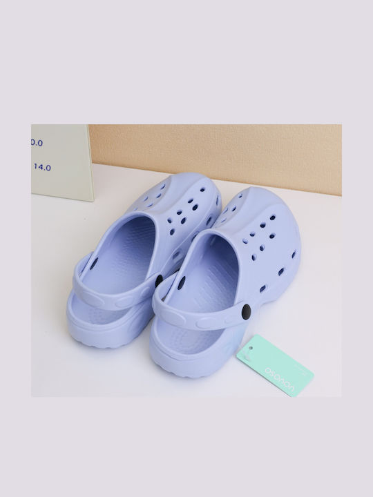 Damen Holzschuhe Blau