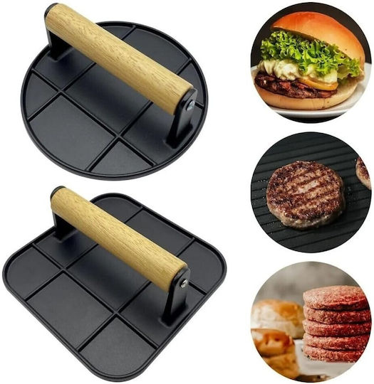 Presă pentru Burgeri / Carne din Lemn