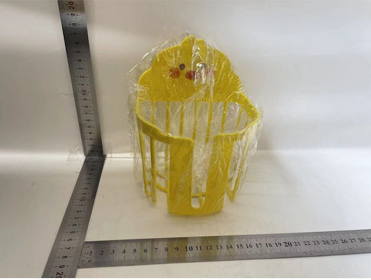 Suport De Hârtie Montat Pe Perete Din Plastic Galben