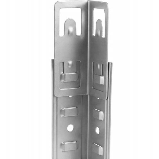 Proline Dexion Galvanized Shelving Unit 110x50x222cm with 6 Shelves Total Load Capacity 1050kg