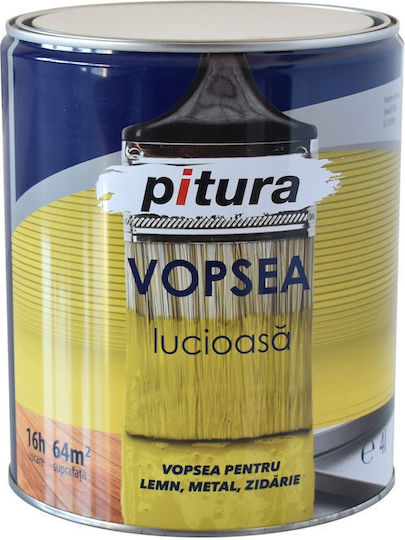 Glossy Black Paint 0.6l Good Coverage Durability