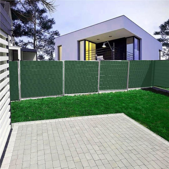 Material De Construcție Pentru Garduri De Grădină Din PVC 19cm 20 Bucăți Verzi
