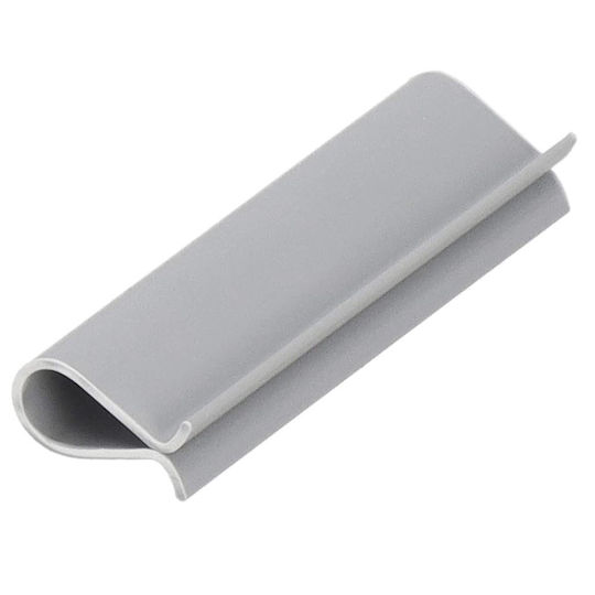 Material De Gard De Grădină Din PVC 5cm 20 Bucăți Gri