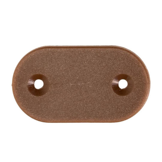 Material De Construcție Pentru Garduri De Grădină Din PVC 3.4x2x15 Cm Maro