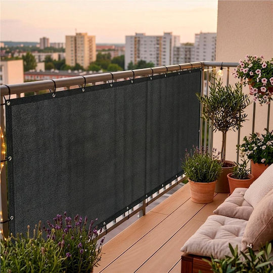 Plasă De Umbră Gri 0.9x5m 180gr/m²