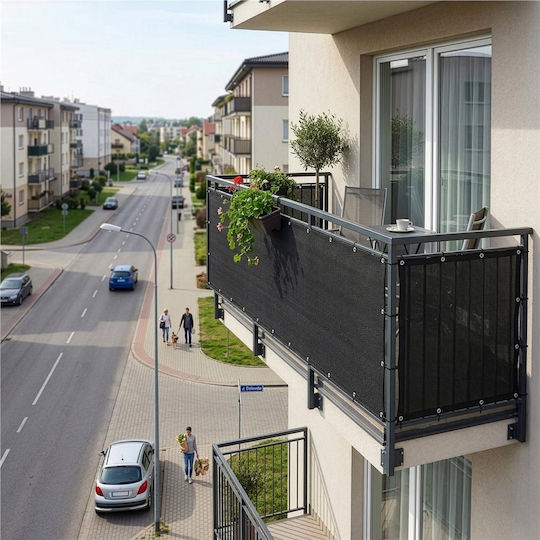 Мрежа За Сянка Сив 1x6м 180гр/м²