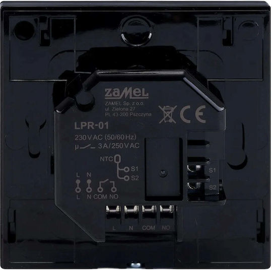 Zamel Lpr-01 Digital In die Wand eingelassener Thermostat Raum