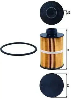 Filtru Original De Benzină Mahle Kx 208d