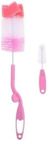 Set 2 Perii de curățare pentru sticle și recipiente înguste cu mâner ergonomic