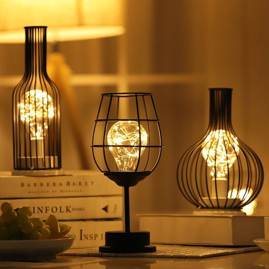 Декоративно Осветително Тяло LED Топло Бяло 13x13x28см