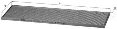 Filtru De Aer Pentru Habitaclu Mahle Original La 355