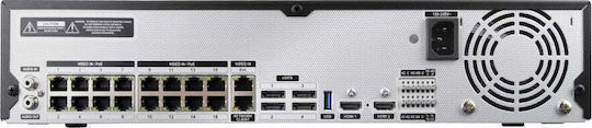 BCS BCS-U-NVR1606-A-4K-16P Înregistrator NVR cu 16 Canale și Rezoluție 4K
