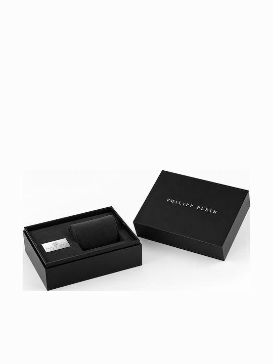 Philipp Plein Superlative Men's Battery Watch with Silver Steel Bracelet