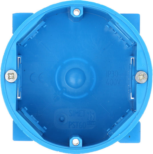 Simet Electrical Junction Box IP30 in Blue Colour