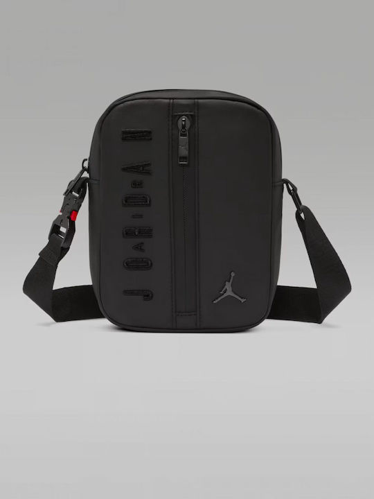 Jordan Geantă de umăr / crossbody pentru bărbați Neagră