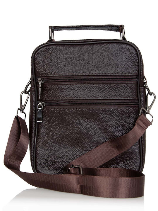 Herren Ledertasche Schulter / Crossbody Schwarz